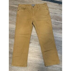 LAPG Terrain Flex Men's Gold Straight Fit Twill Pants 38x30 EUC